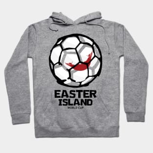 Easter Island Football Country Flag Hoodie